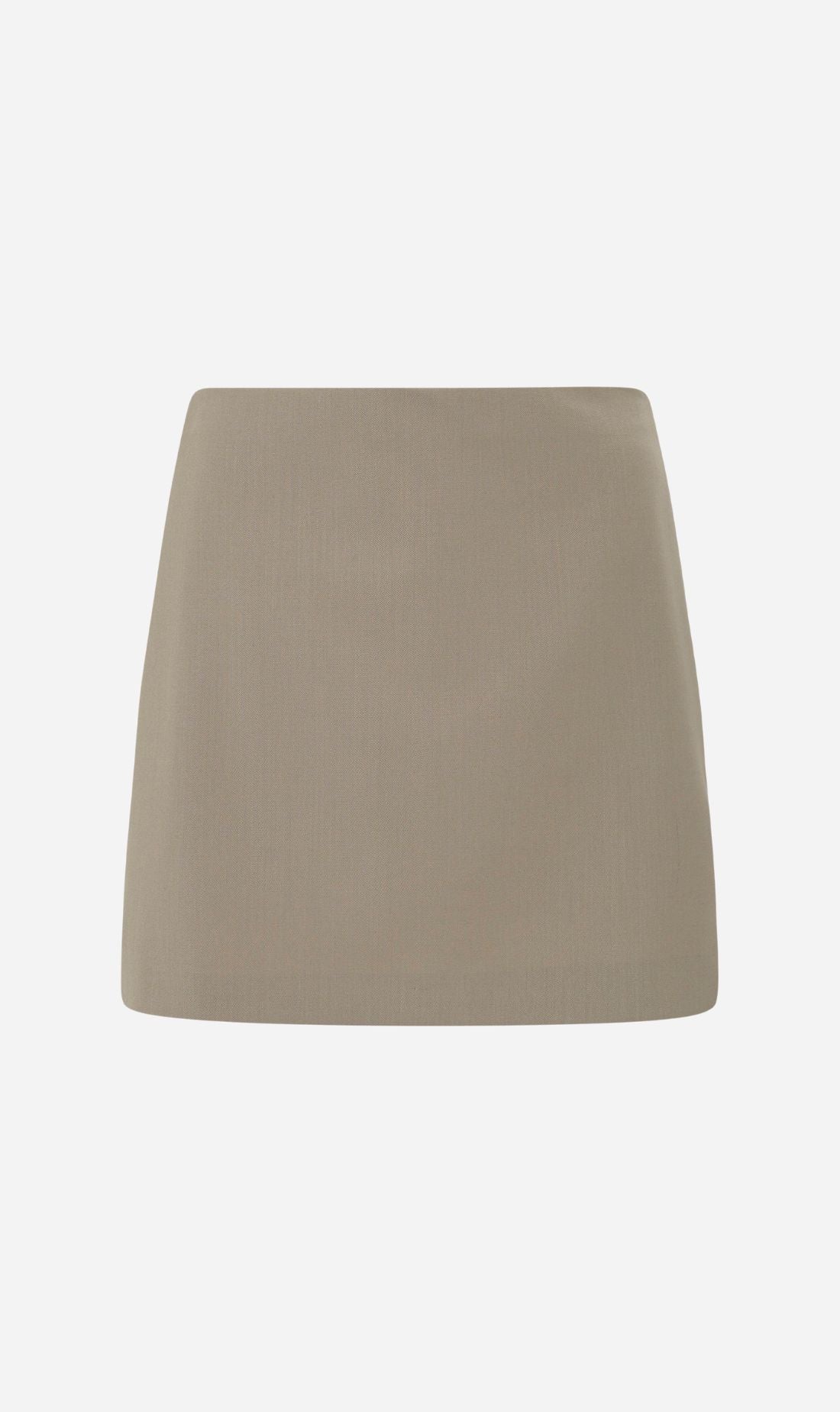 Matteau | Tailored Mini Skirt - Taupe