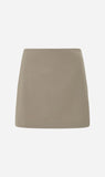 Matteau | Tailored Mini Skirt - Taupe