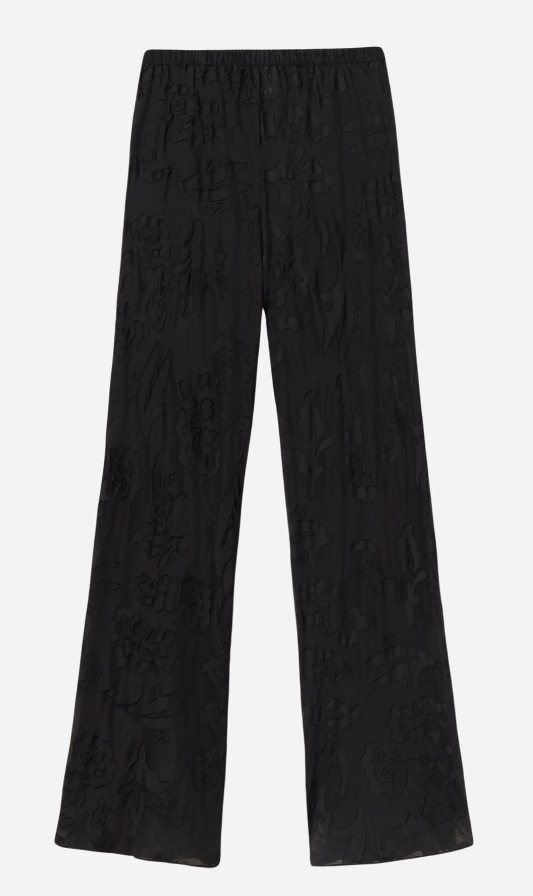 Silk Laundry | Clip Silk Bias Cut Pants - Tulipa Black