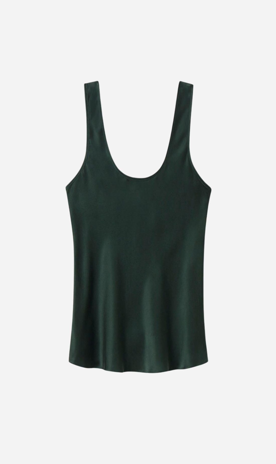 Silk Laundry | Scoop Neck Tank - Scarab