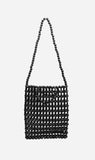 La Tribe | Gia Beaded Tote - Black