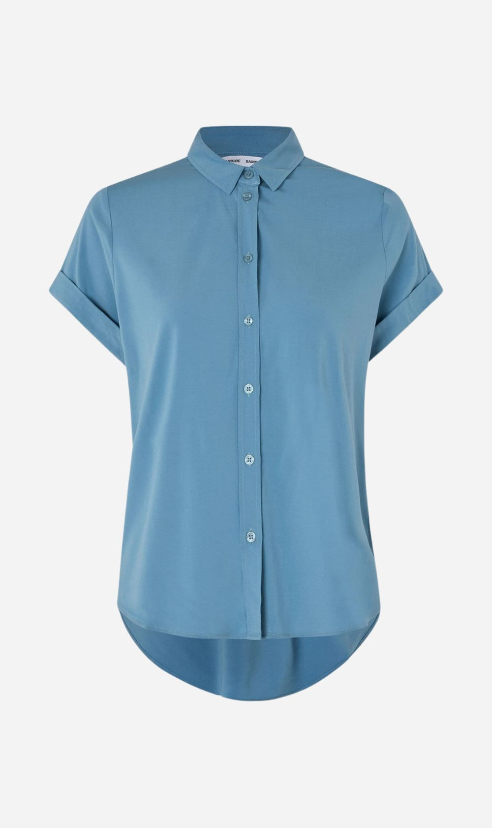 Samsoe Samsoe | Majan Short Sleeve Shirt - Blue Heaven