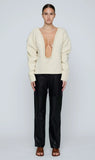 Wynn Hamlyn | Roll Neck Sweater - Ivory