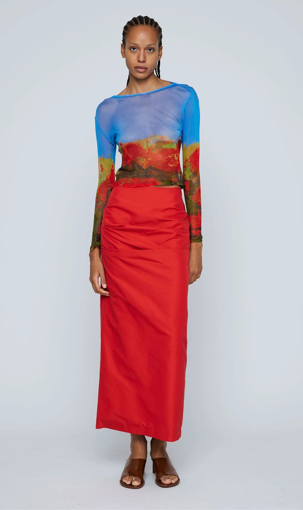 Wynn Hamlyn | Emma Maxi Skirt - Red