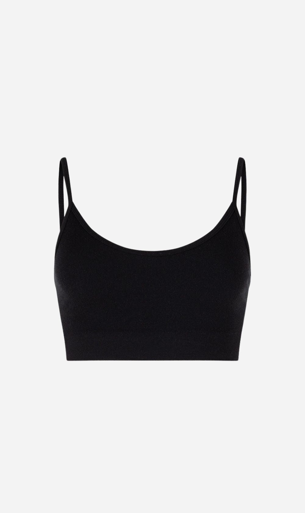 Nagnata | Ryo Wool Rib Crop - Black