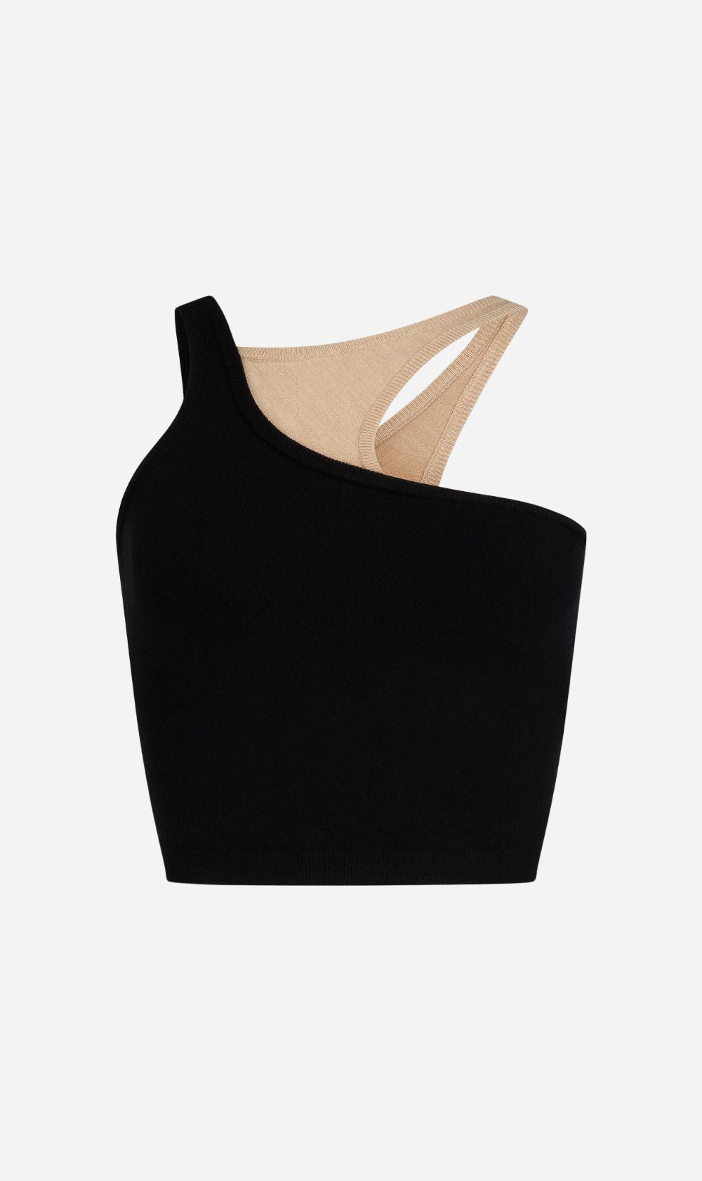 Nagnata | Retro Tank - Black / Sandstone