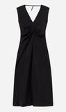 Silk Laundry | Pleated Dress - Black