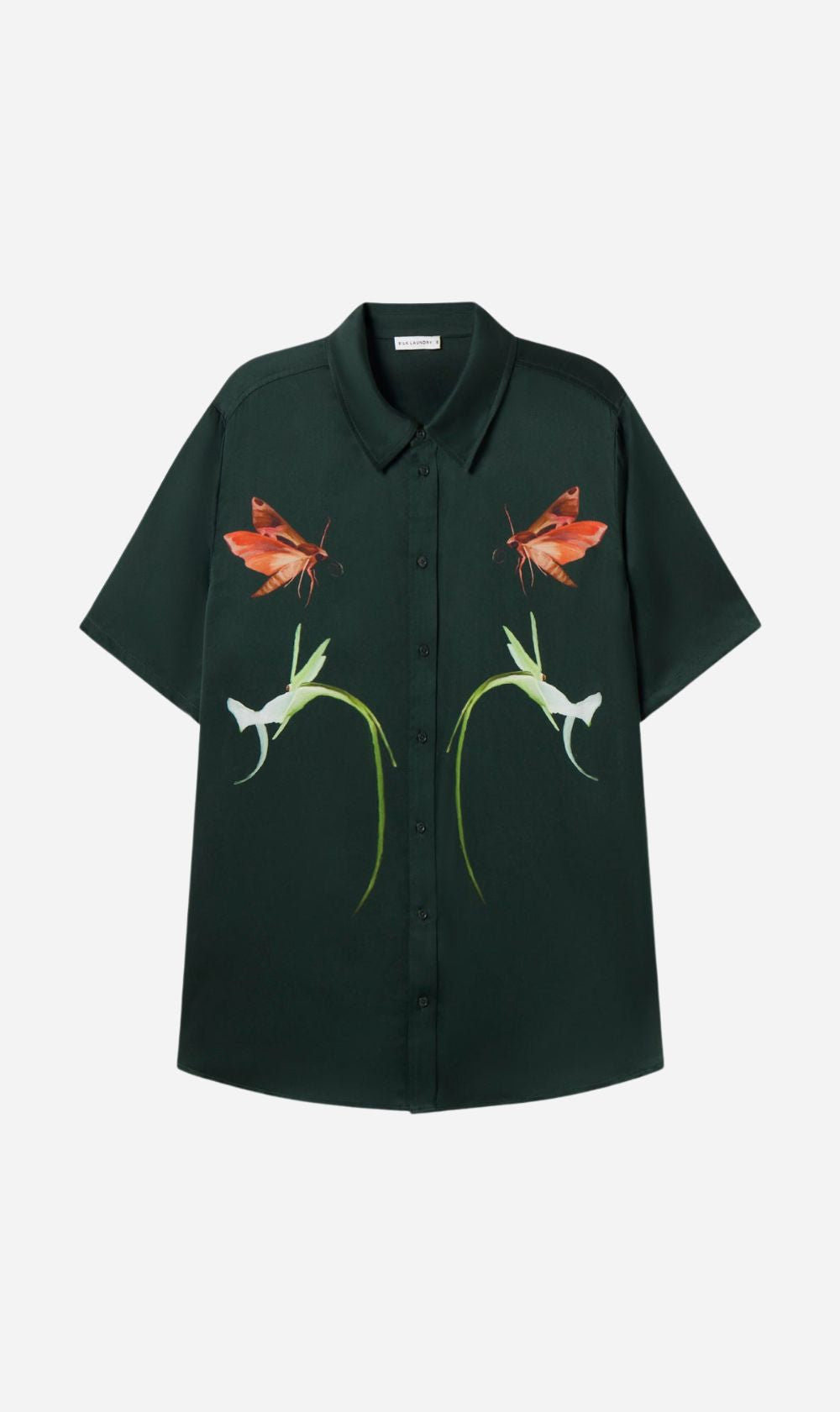 Silk Laundry | Short Sleeve Boyfriend Shirt - Symbiotic