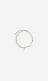 Karen Walker | Mini Girl With Pearls Bracelet - Gold Plated