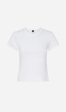 Bassike | Raw Edge Baby T.Shirt - White