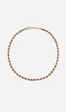 Tityaravy | Kamilah Necklace - Green / Garnet