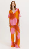 Gary Bigeni | Quinn Drawstring Pant - Hand Painted Pink