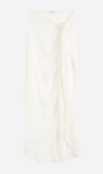 Bondi Born | Cremona Tie Front Sarong Skirt - White