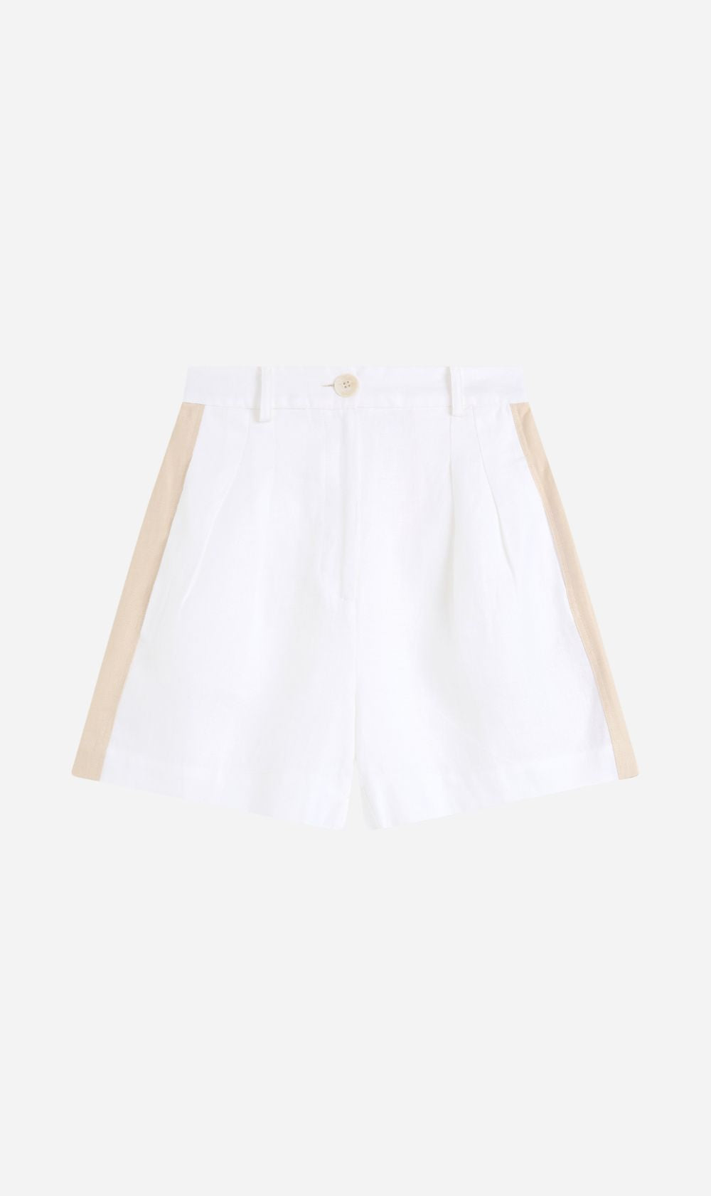 Bondi Born | Delphi Two Tone Short - White/Sand