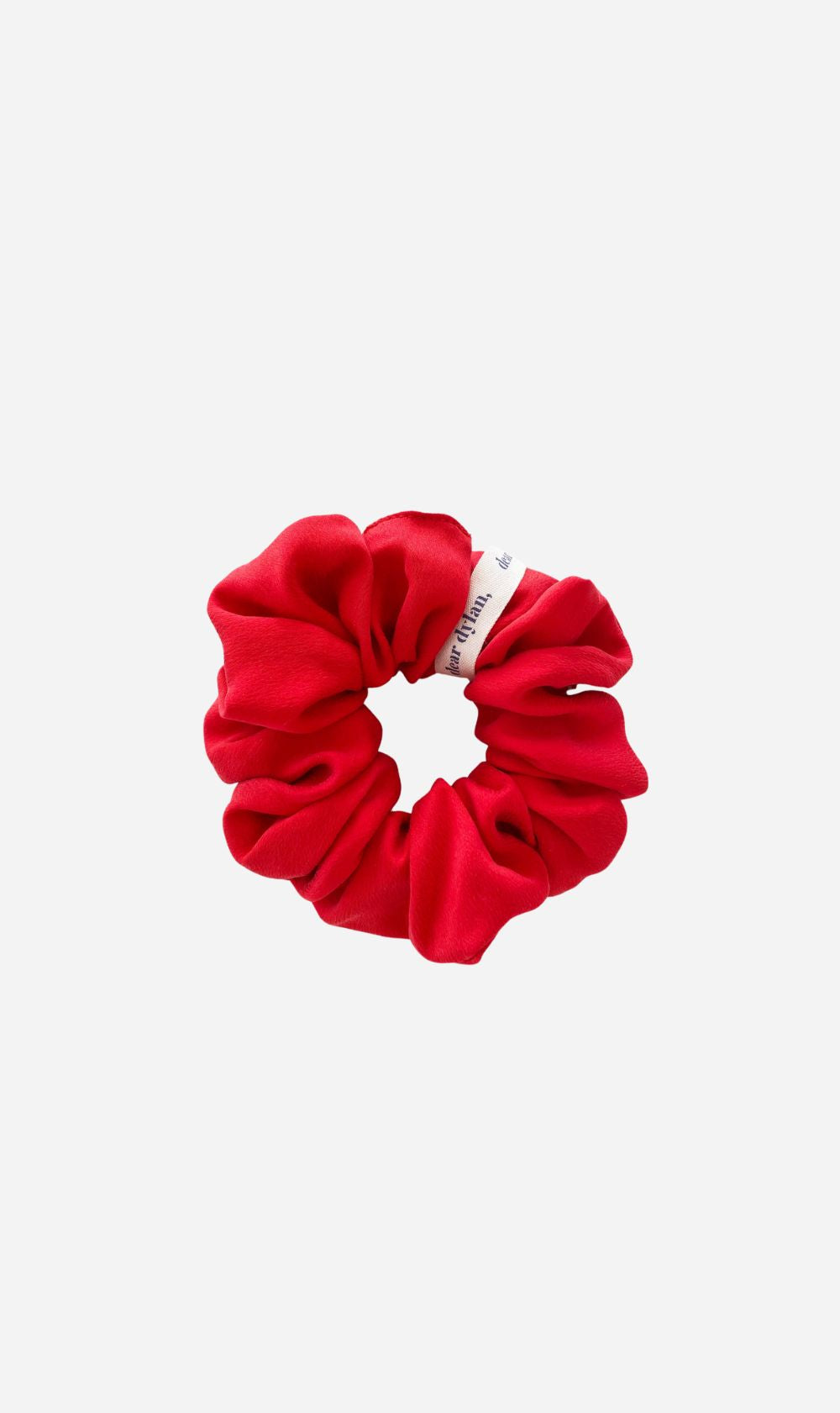 Dear Dylan | Silk Scrunchie - Cherry