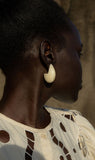 Adorn | Big Drop Earring - Natural Bone