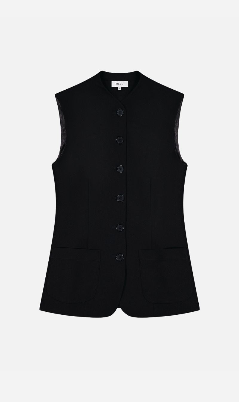 Rebe | Sloane Vest - Black