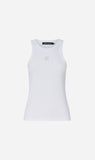 Camilla and Marc | Bloom Embroidered Tank - White