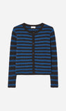 American Vintage | Cardigan - Olympiad Striped Coal Melange