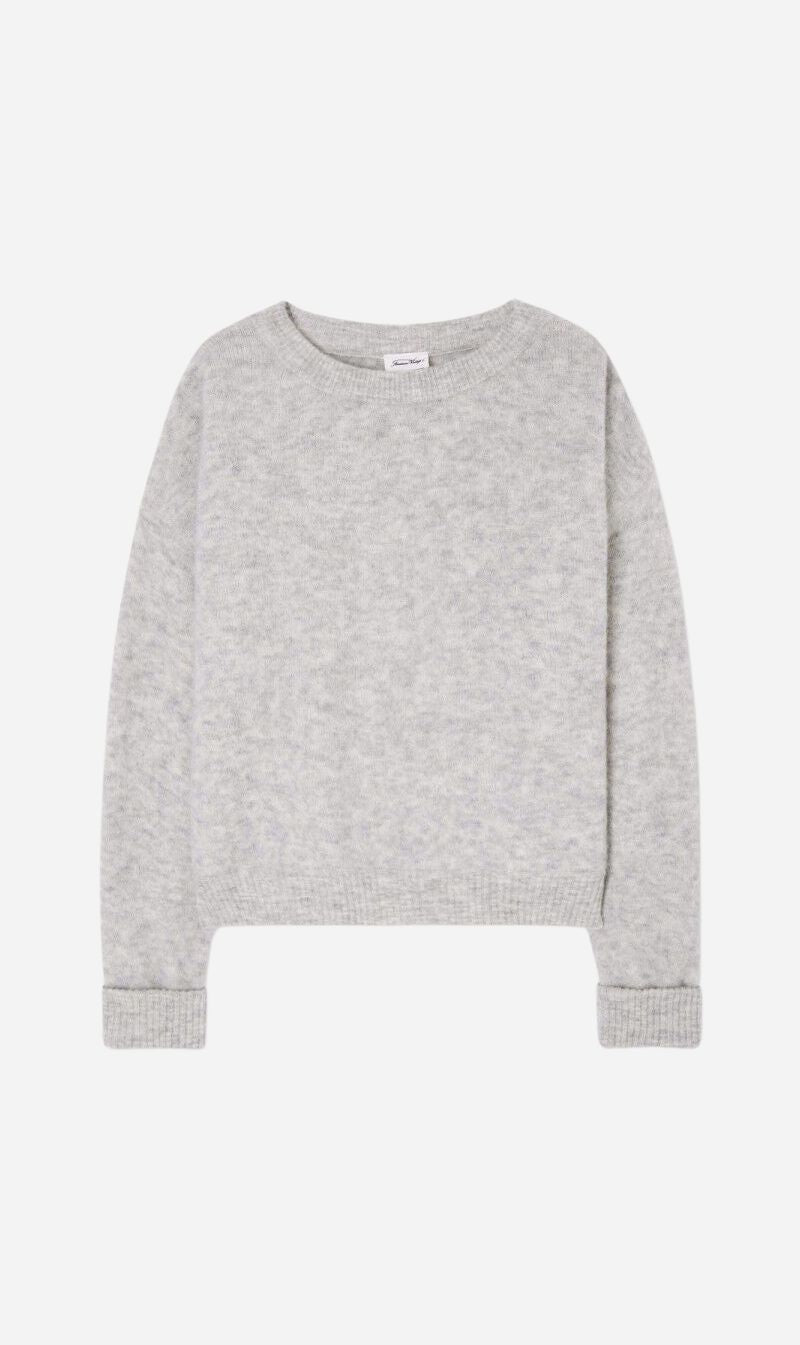 American Vintage | Pullover - Light Grey Melange