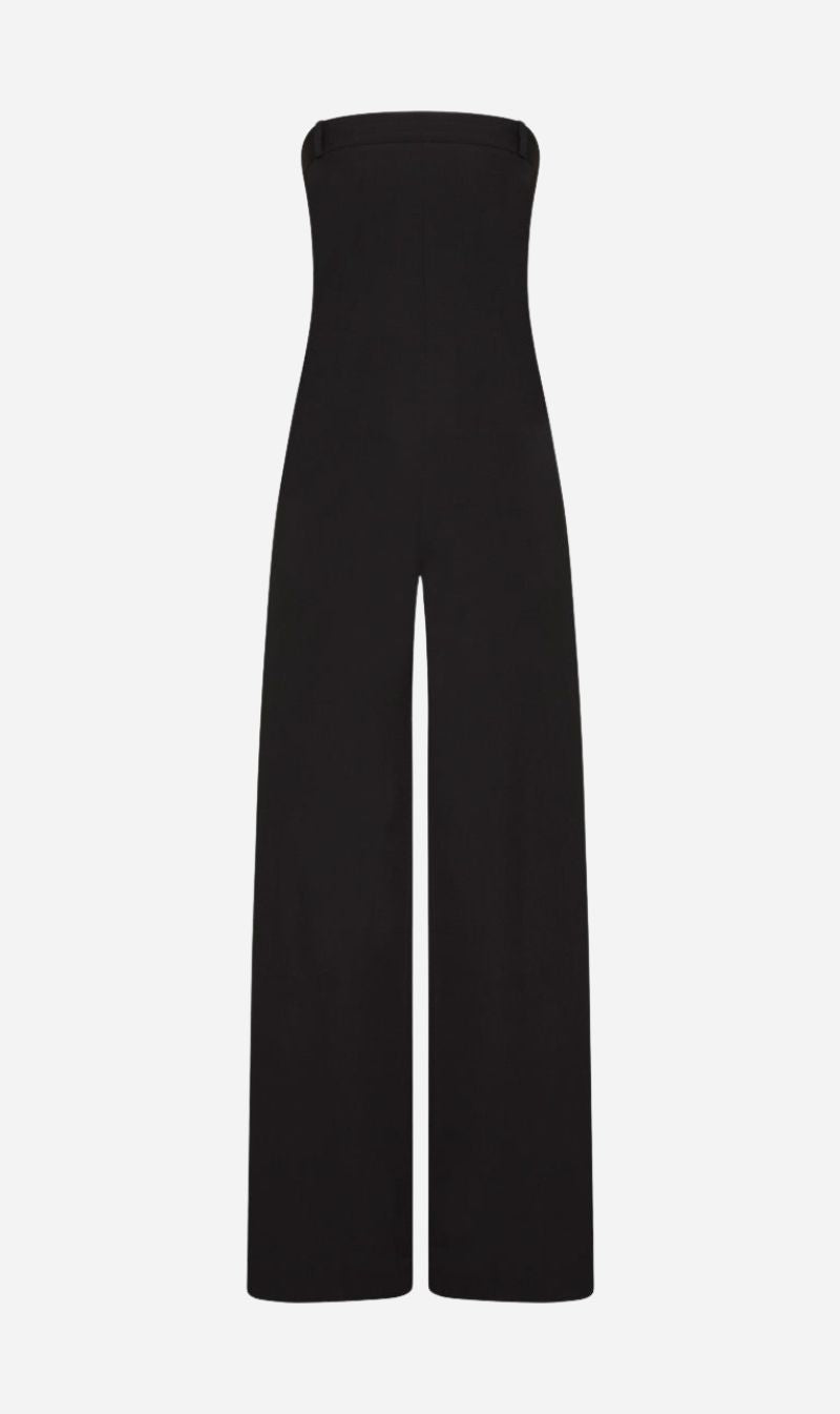 St Agni | Deconstructed Tailored Jumpsuit - Black