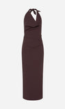 St Agni | Structural Tie Dress - Port