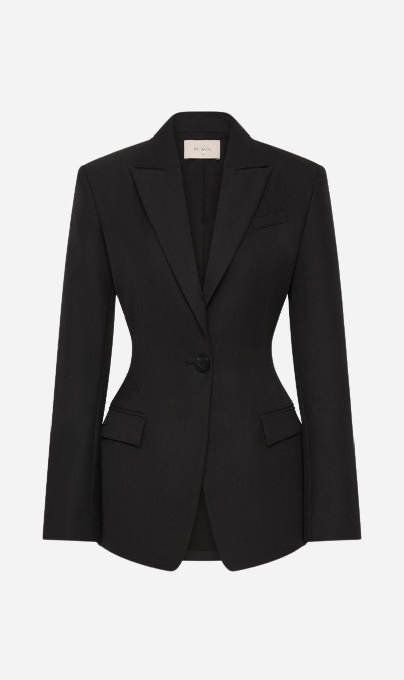 St Agni | Contour Blazer - Black