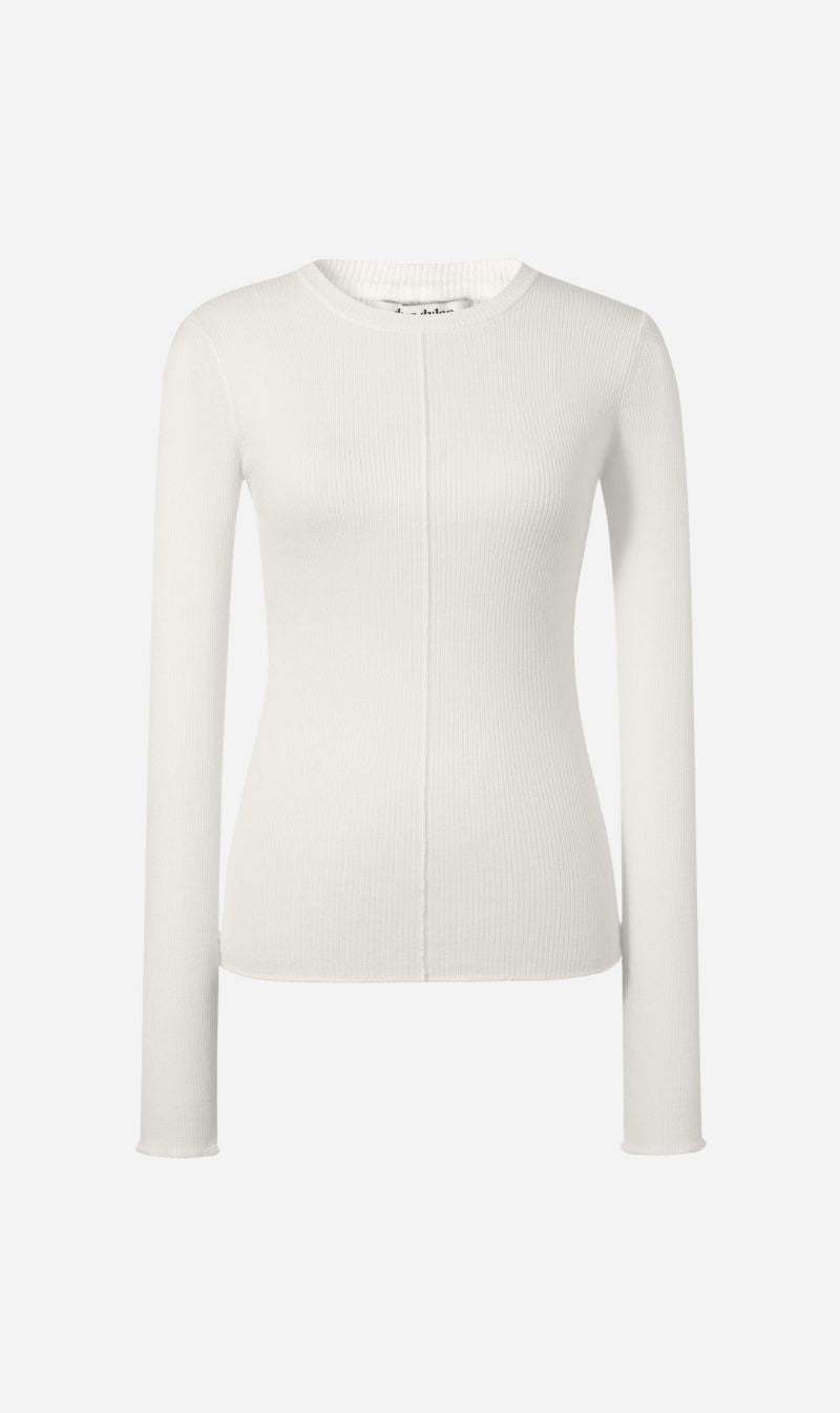 Dear Dylan | Merino Long Sleeve Knit - Ivory