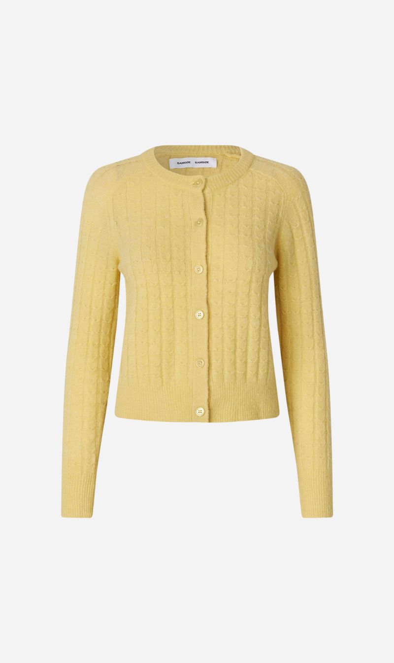 Samsoe Samsoe | Sabarbara Cardigan - Dusty Yellow