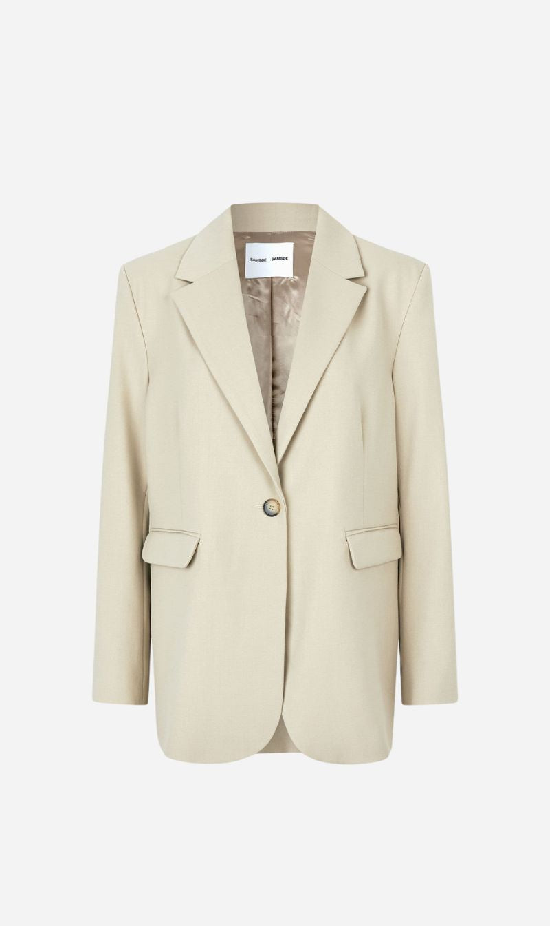 Samsoe Samsoe | Haven Blazer - White Pepper