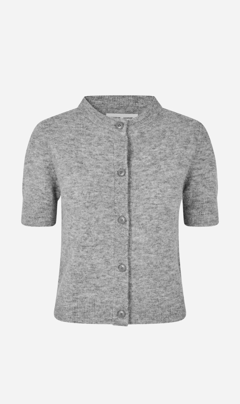 Samsoe Samsoe | Sanoura SS Cardigan - Grey Mel.