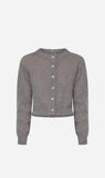 Wynn Hamlyn | Fluffy Mohair Cardigan - Mushroom