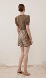 Luxe De Valentina | Malfa High Wasted Short - Leopard