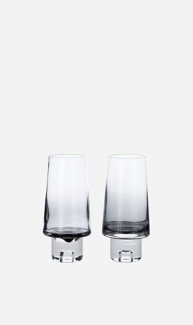 Tom Dixon | Tank Black High Ball Glasses x2