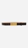 Heaven Mayhem | Pebble Belt - Gold/Brown