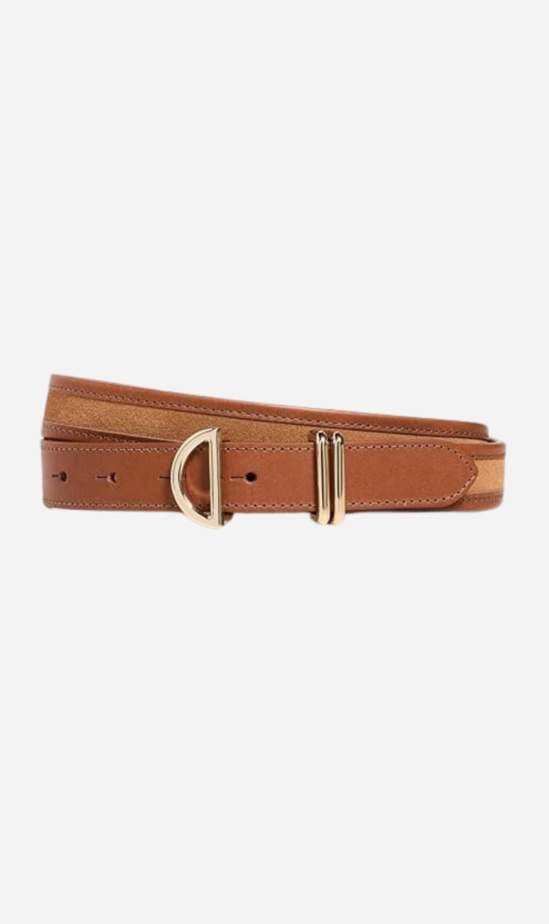 Frame | The Crescent Belt - Camel