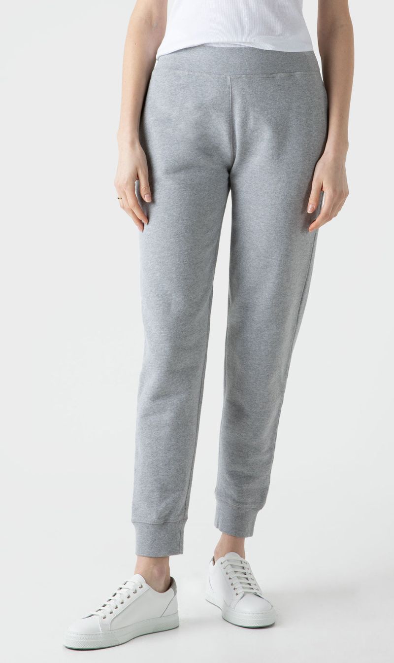 Sunspel | Loopback Trackpant - Grey Melange