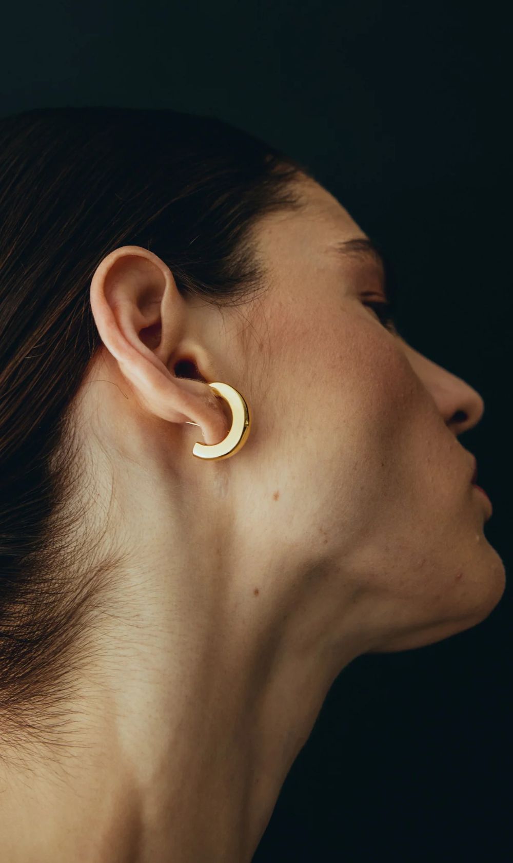 Adorn | Box Earcuff - Gold High Polish