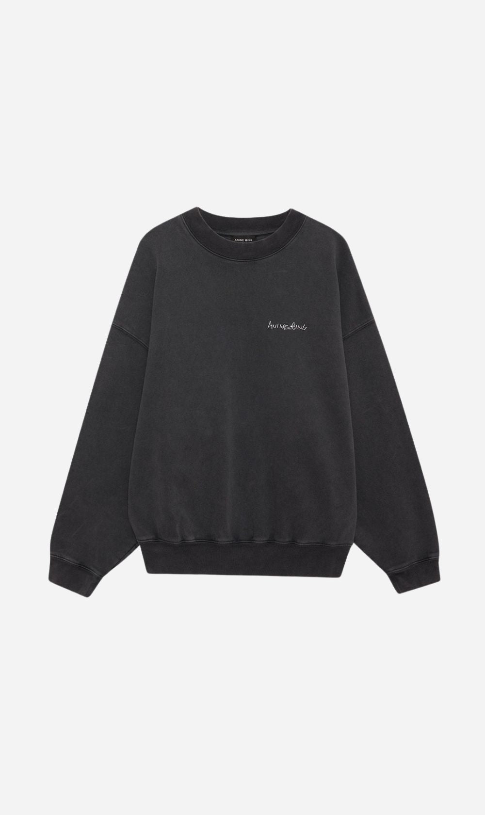 Anine Bing | Jaci Sweatshirt Lyrics - Washed Black