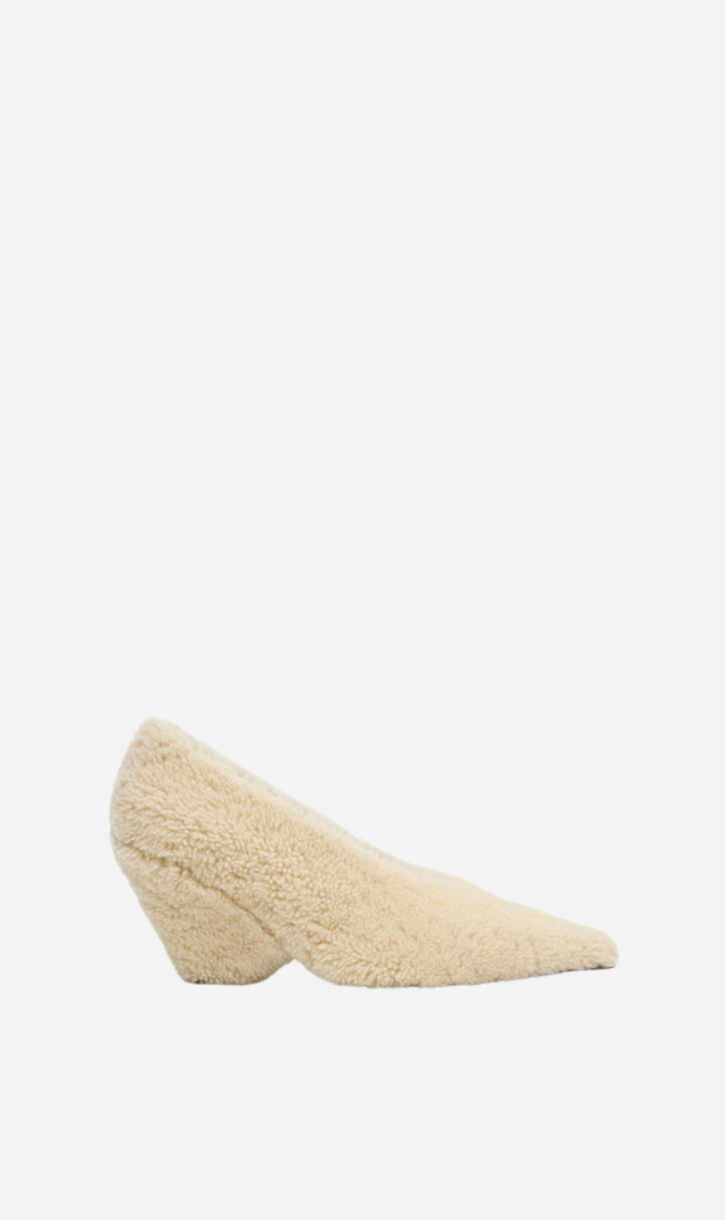 Camilla and Marc | Rhys Shearling Pump - Cream