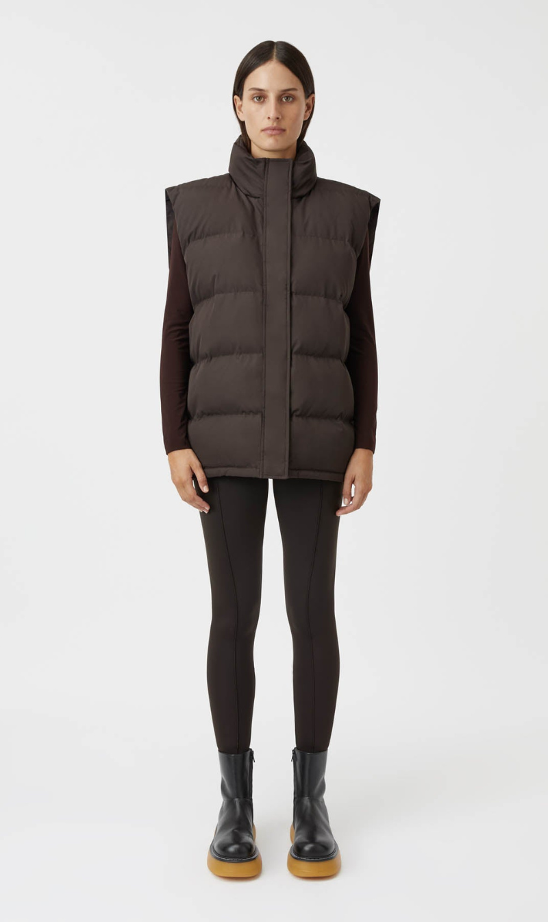 Camilla and Marc | Cedar Puffer Vest - Mocha