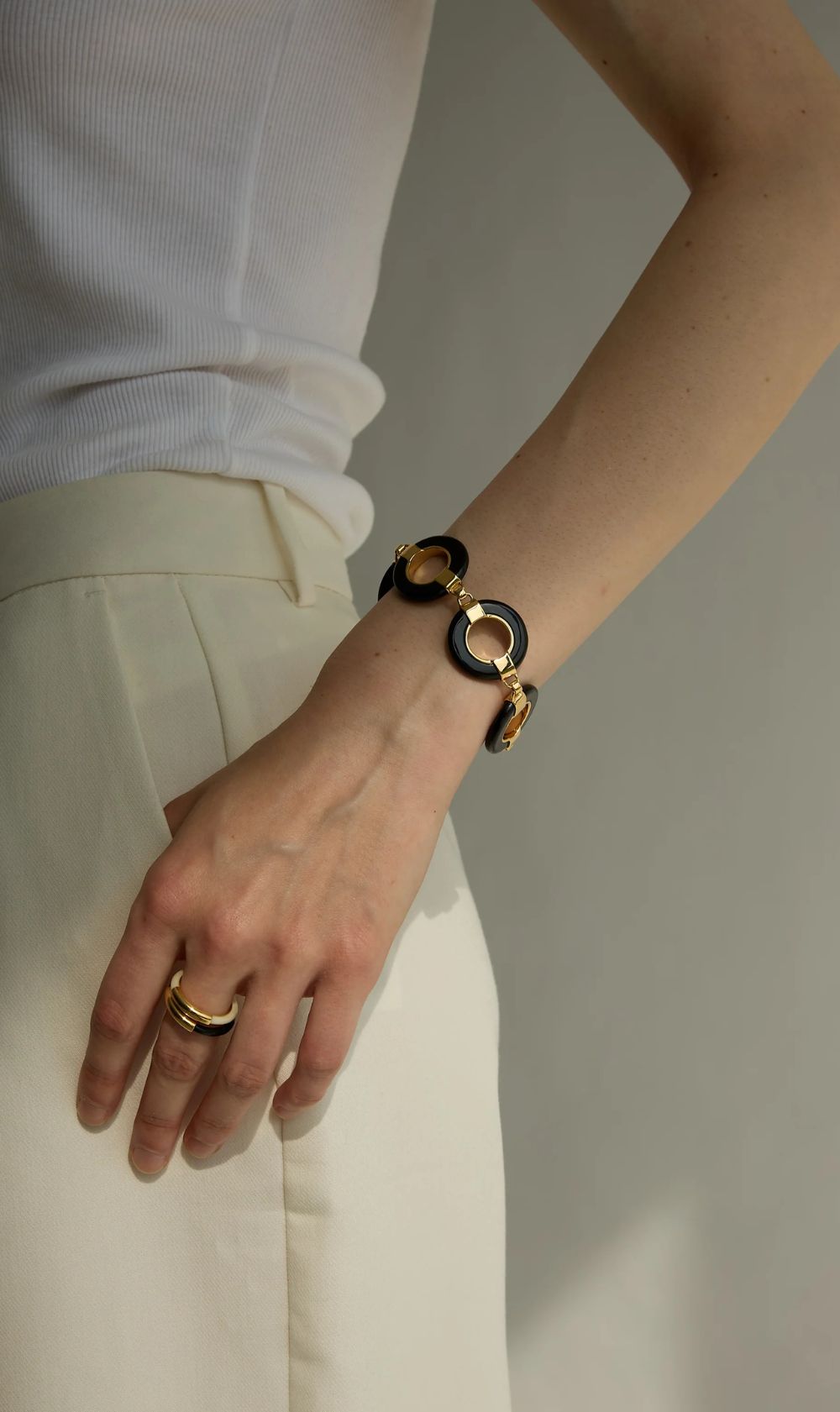 Adorn | Moon Bracelet - Dark Horn