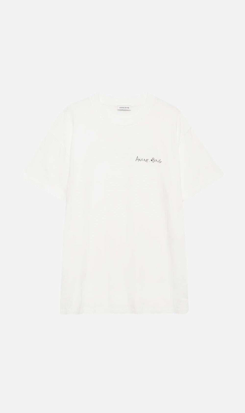 Anine Bing | Walker Tee Lyrics - Ivory