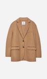 Anine Bing | Quinn Blazer - Camel Cashmere Blend