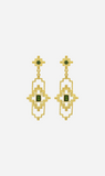 Zoe & Morgan | Munay Earrings - Gold/Chrome Diopside