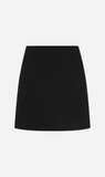 Matteau | Crepe Mini Skirt - Black