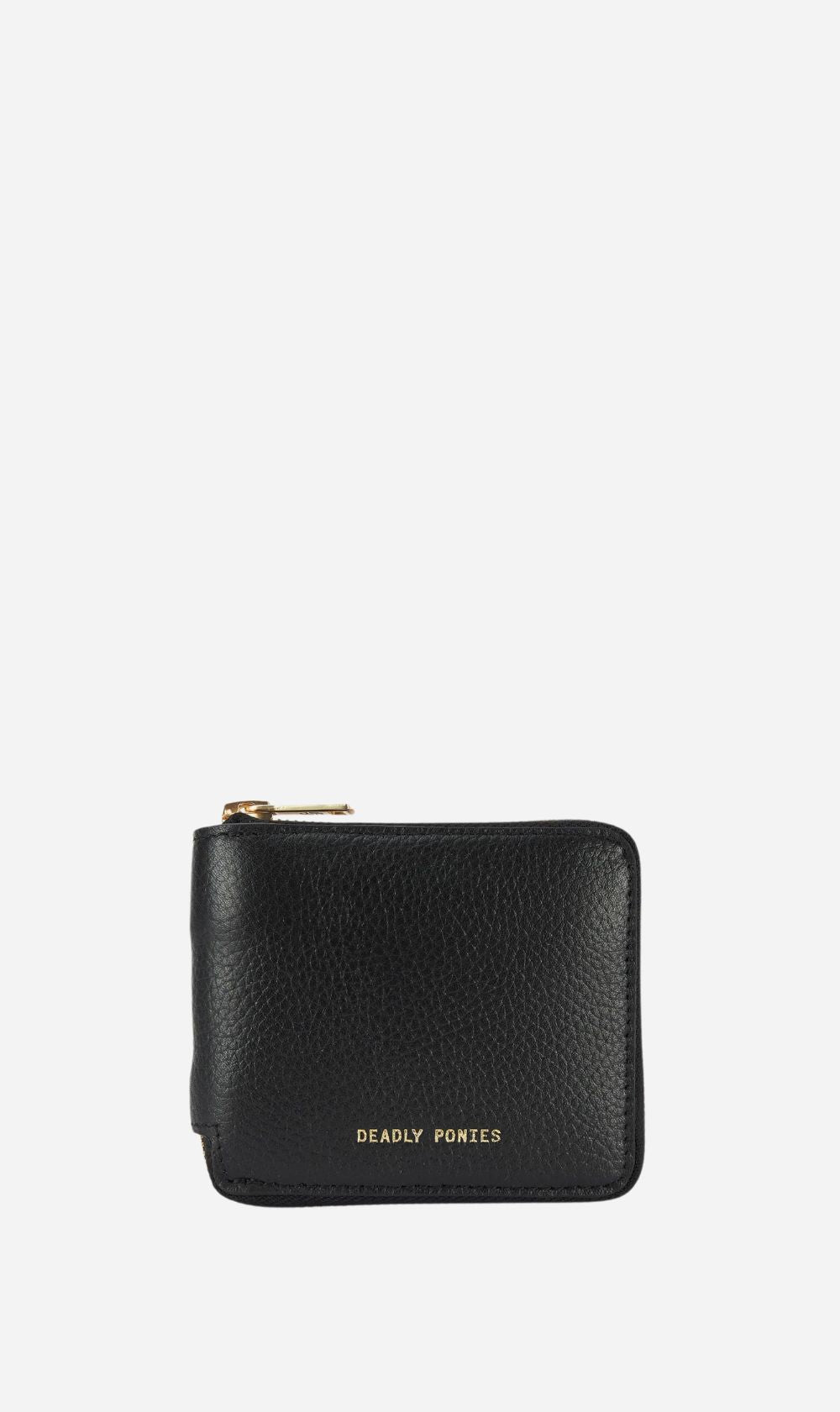 Deadly Ponies | Fritz Wallet - Black/Brass