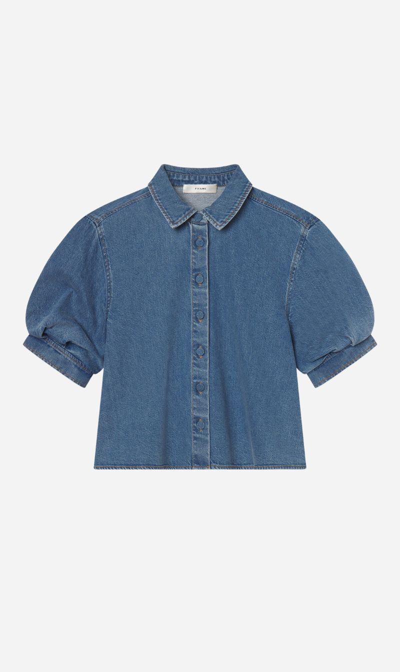 Frame Denim | The Billow Sleeve Shirt - Subtle