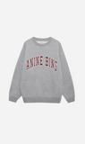 Anine Bing | Spencer Sweatshirt - Medium Heather Grey