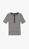 Anine Bing | Alessia Tee - Cream & Black Stripe